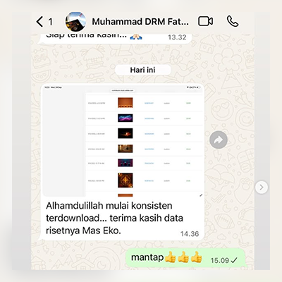 Screenshot testimoni pengguna 5